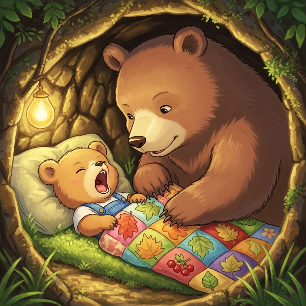 Barnaby's Moonlit Search - Bedtime story cover illustration
