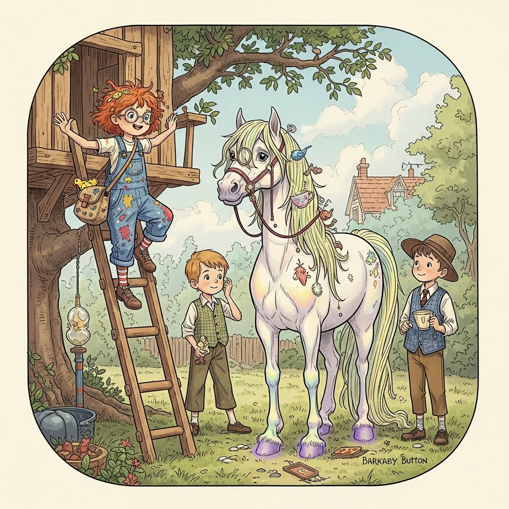 Professor Glimmerhoof and the Giggle-Snorts