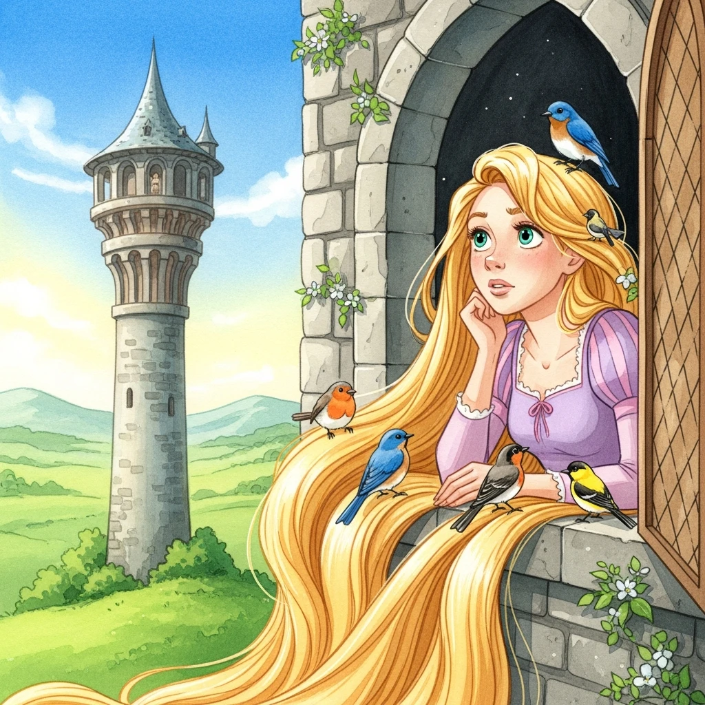 Rapunzel's Clever Escape