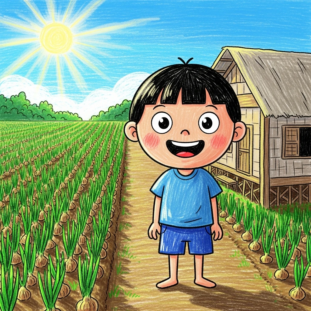 Jimbo and the Night Bloom - Bedtime story cover illustration
