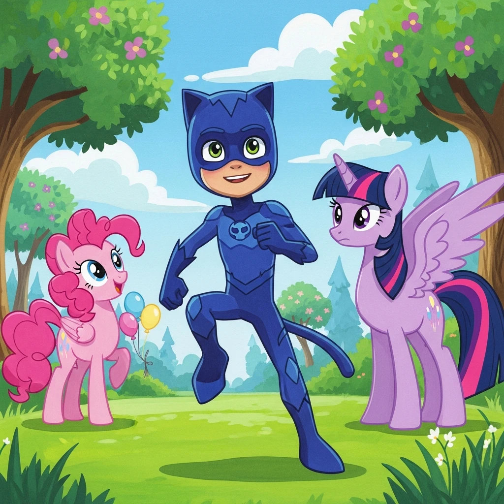 Catboy and Pinkie Pie's Double Vision Day