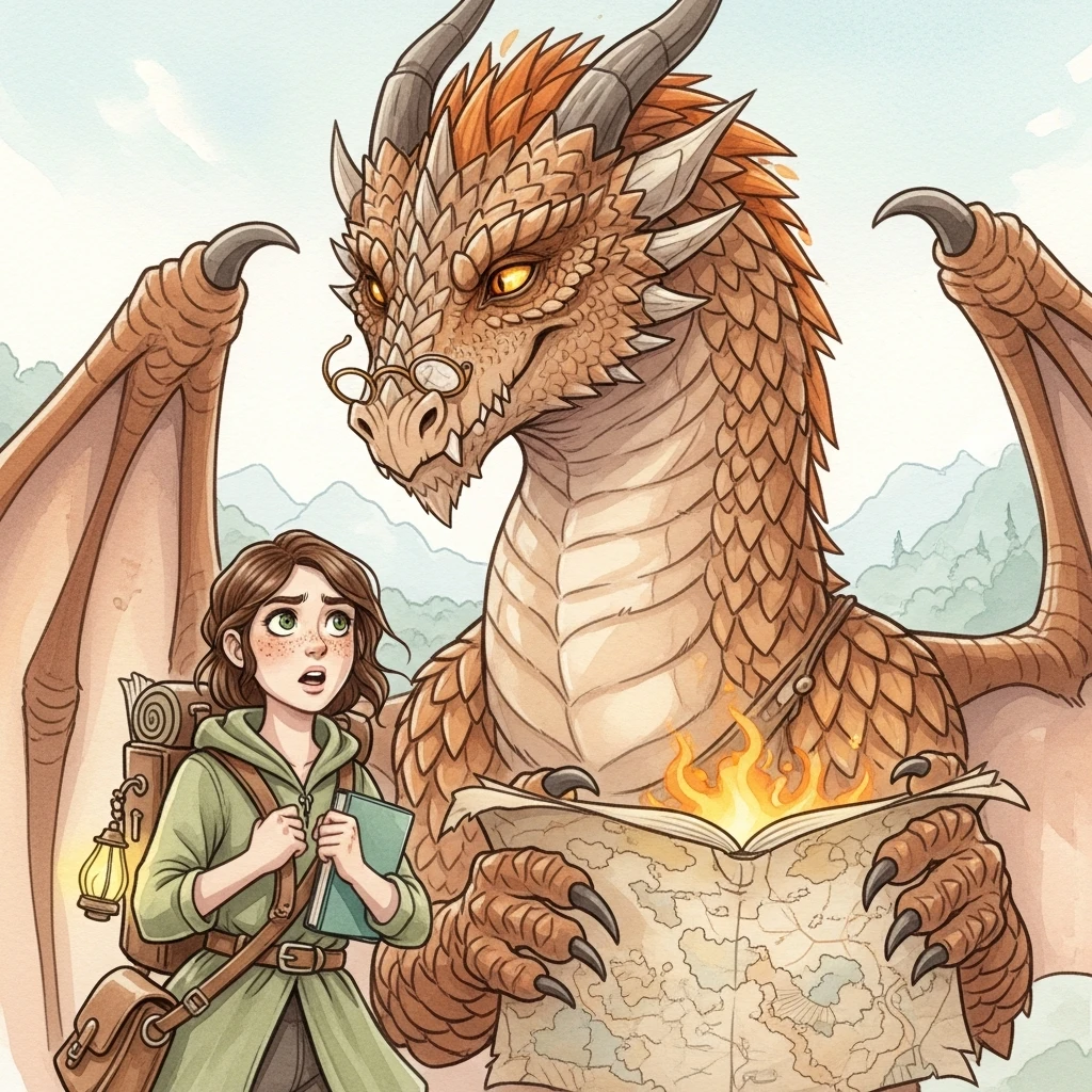 Elara and the Dragon's Song