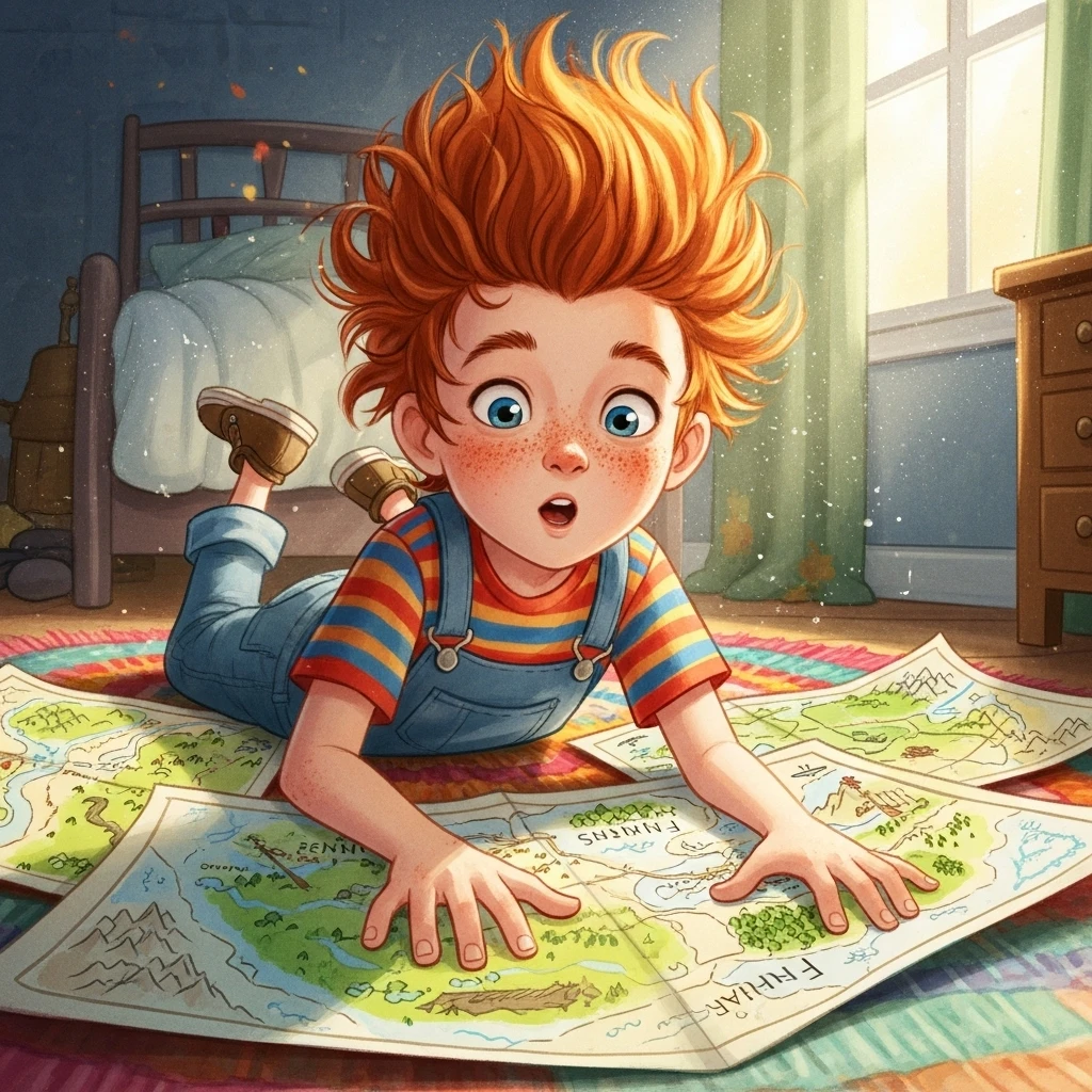 Finn and the Rainbow Waterfall