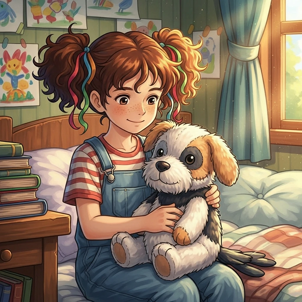 Christie and Magpie's Feeling Adventure - Bedtime story cover illustration