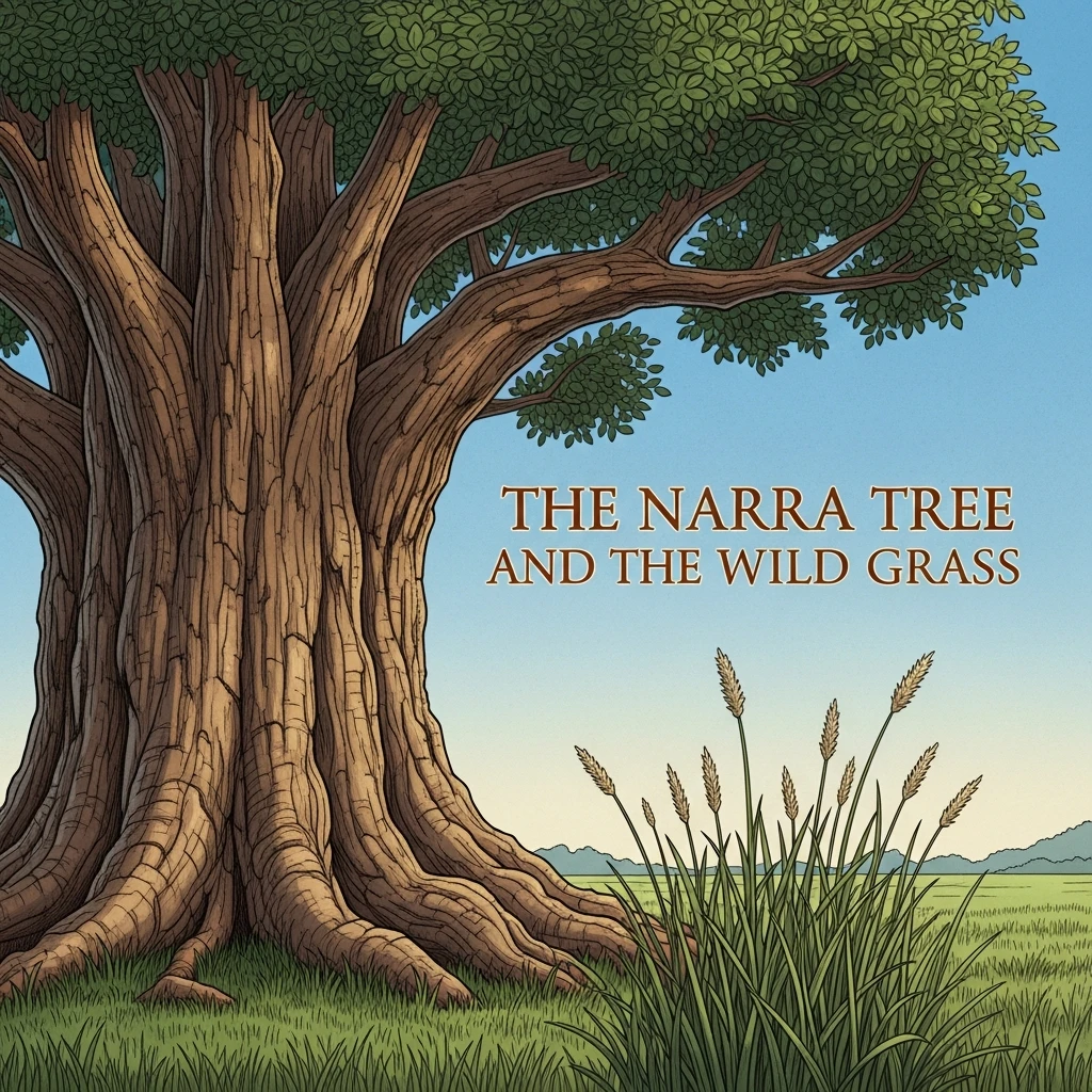 THE NARRA TREE AND THE WILD GRASS