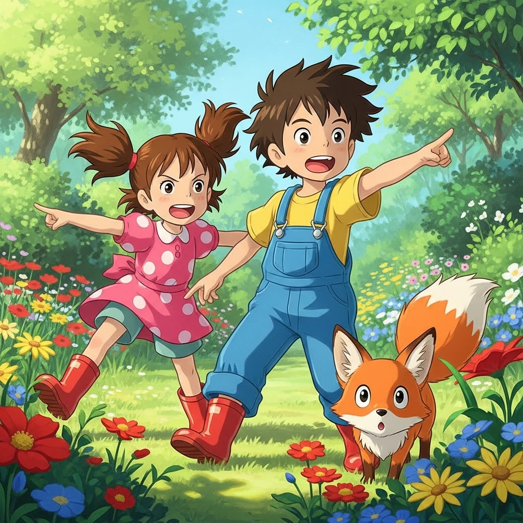 The Silly Fox and the Red Car