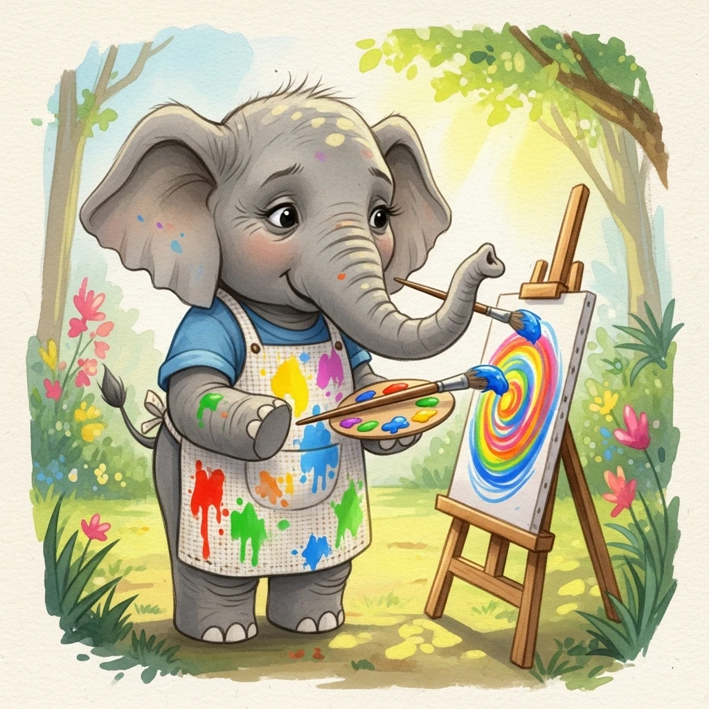 Esme's Colorful Smile