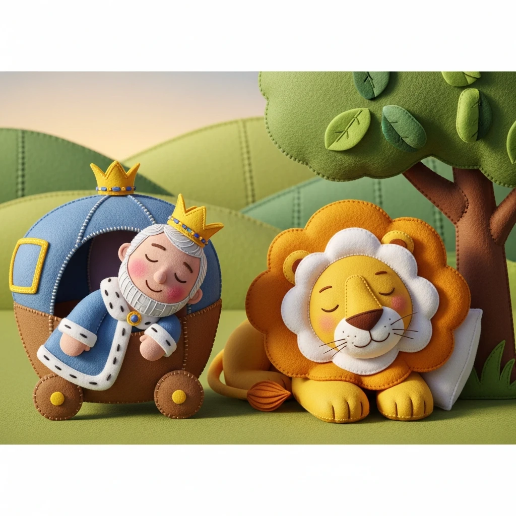 The King, The Lion, and Little Pip