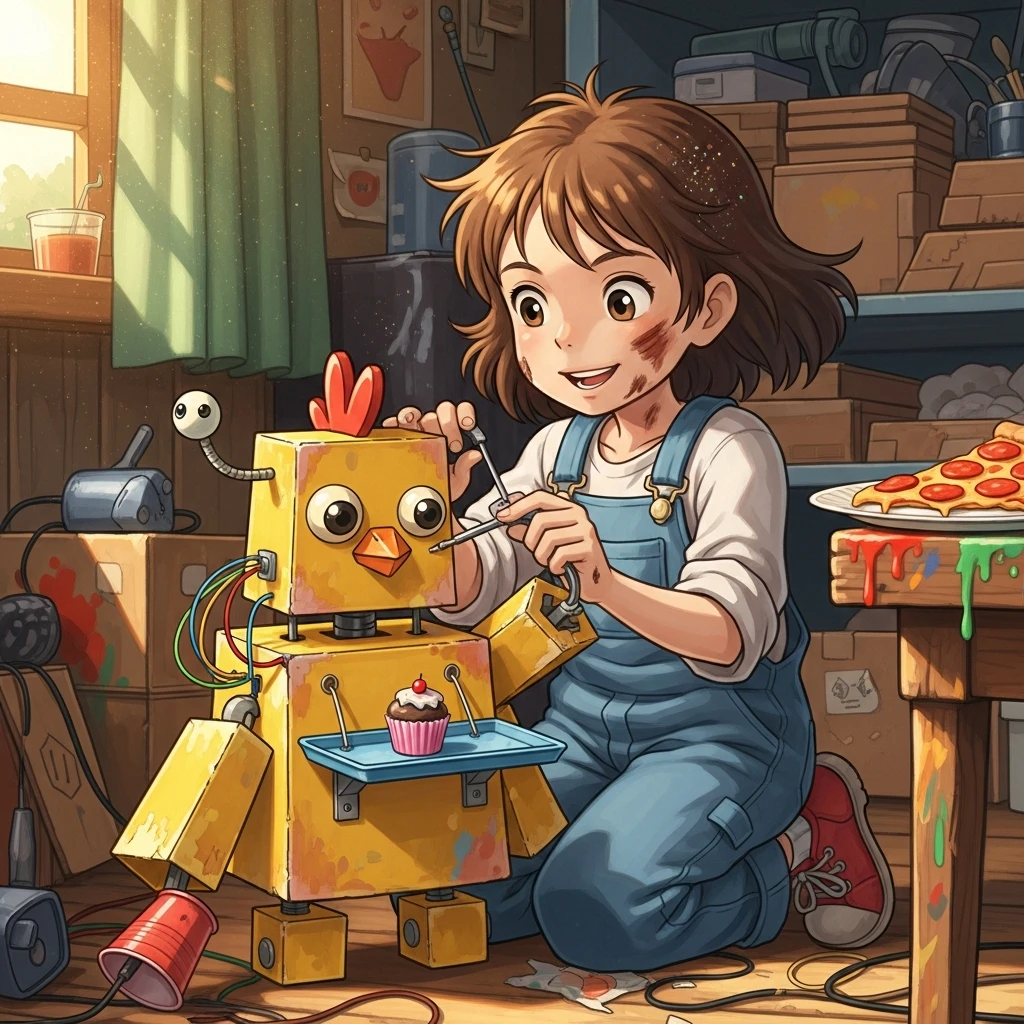 Abby and the Pizza-Bot Prank!