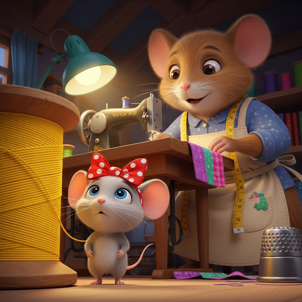 Molly's Tiny Hero Mission - Bedtime story cover illustration