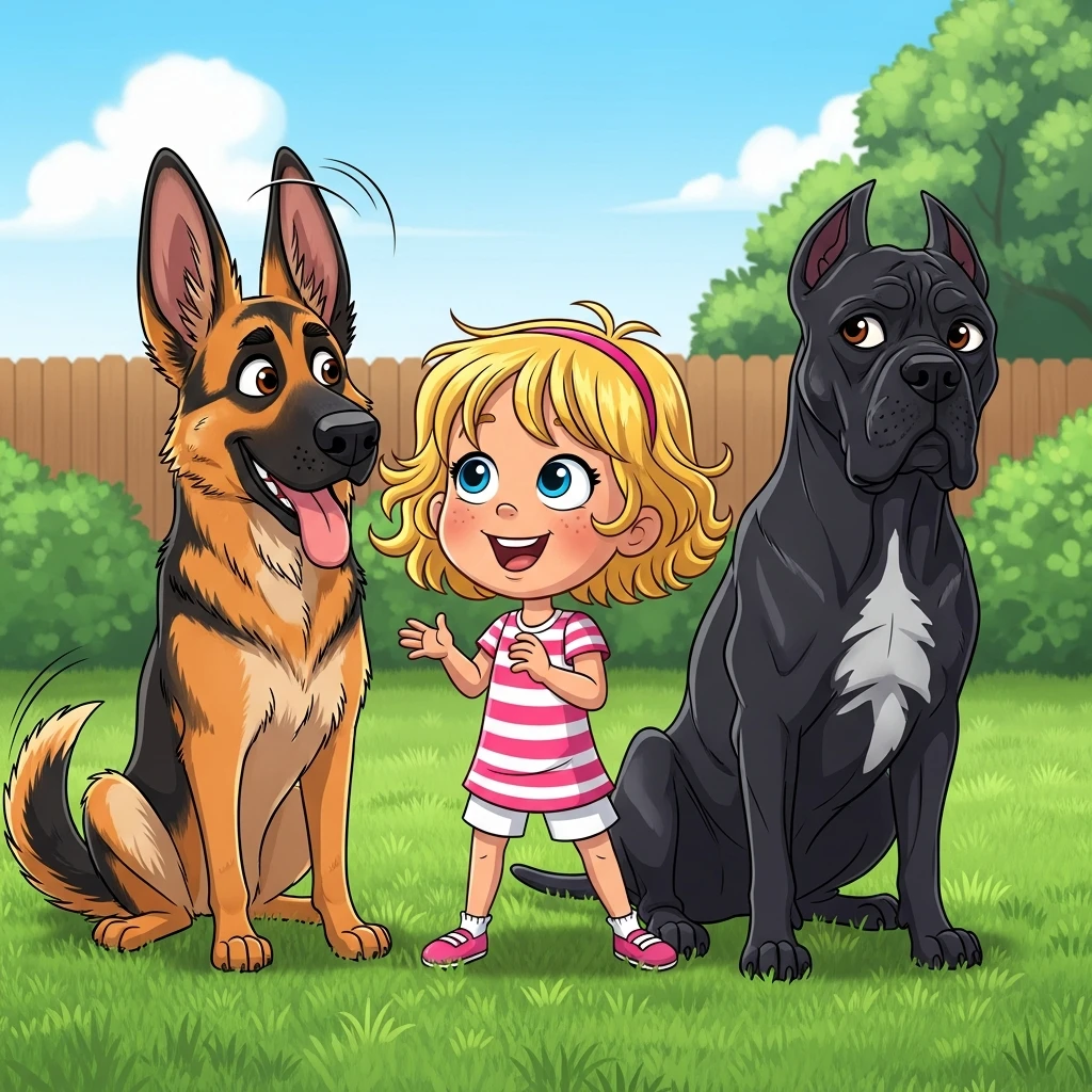 Layla and Her Best Dog Friends