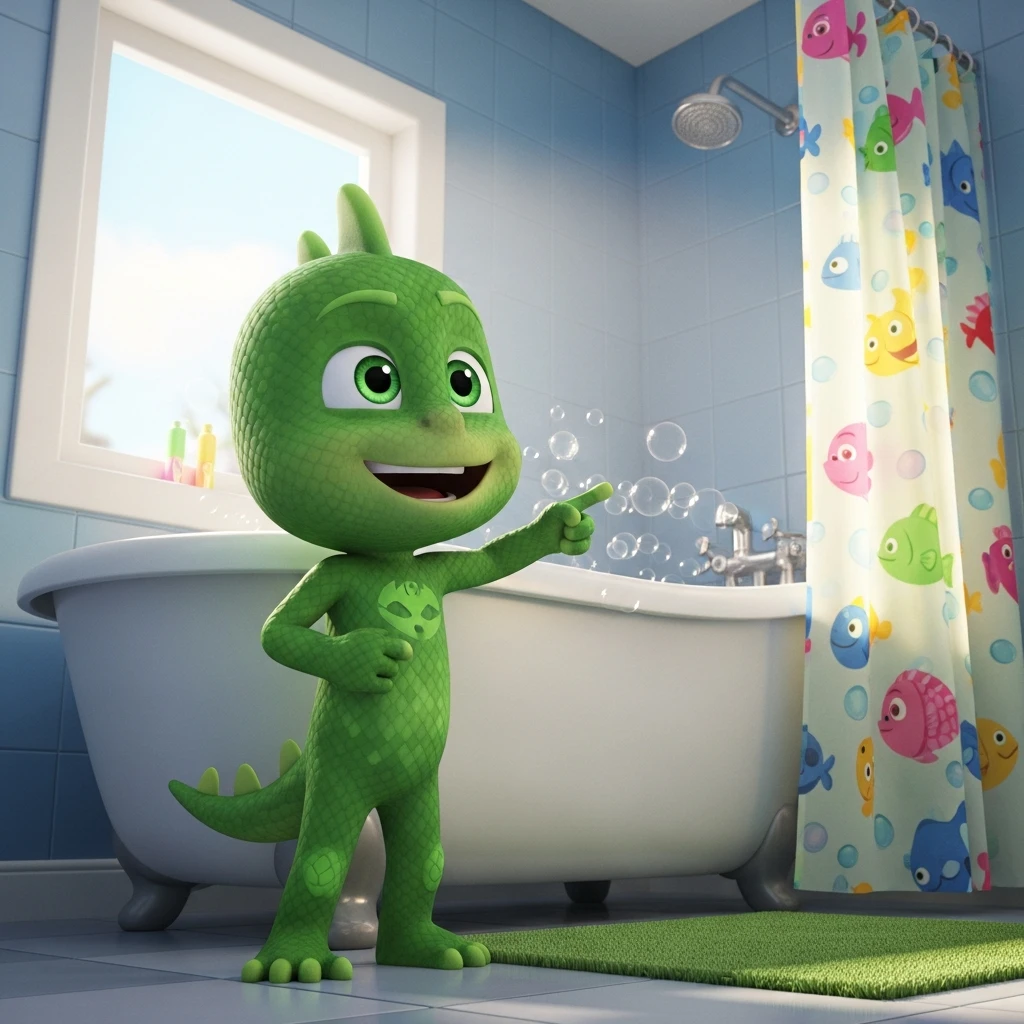 Gekko's Bath Day Mystery!