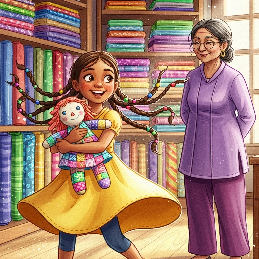 Zara's Colorful Patchwork Dance