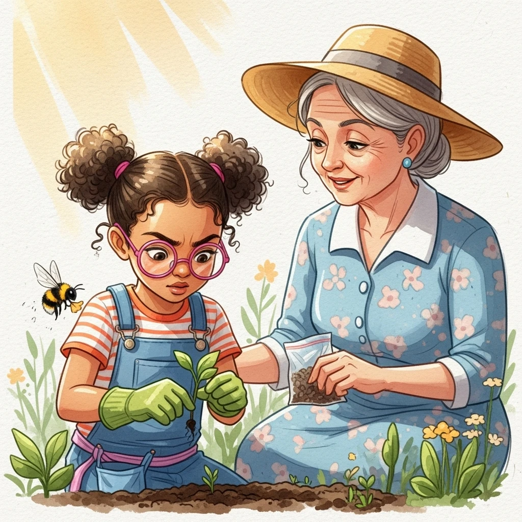 Aaliyah and the Buzzing Garden