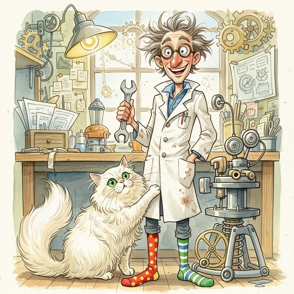 Professor Quentin and the Tiny Garden