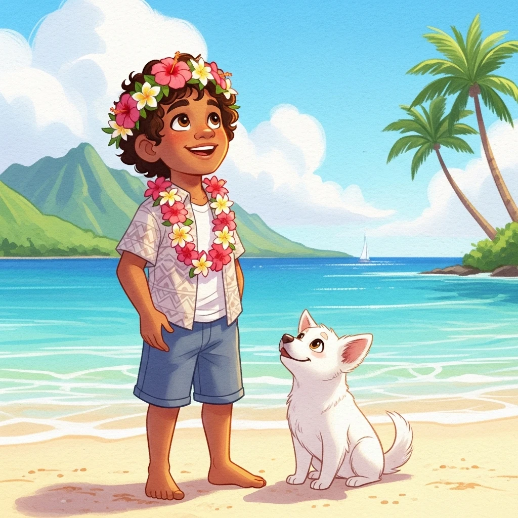 Kai and the Ocean's Sparkle