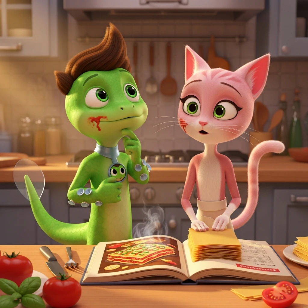 Gekko and Arlene's Big Lasagna Adventure