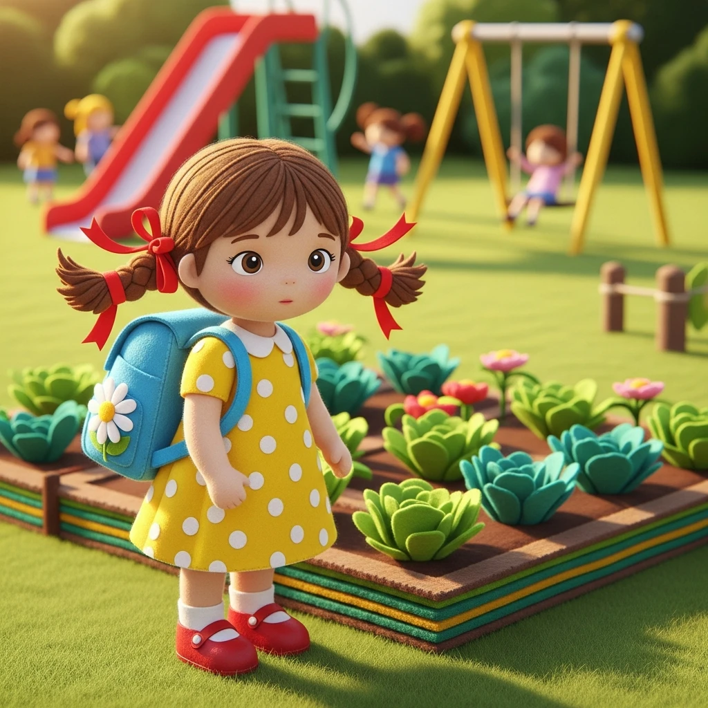 Mina and the Ladybug Friend