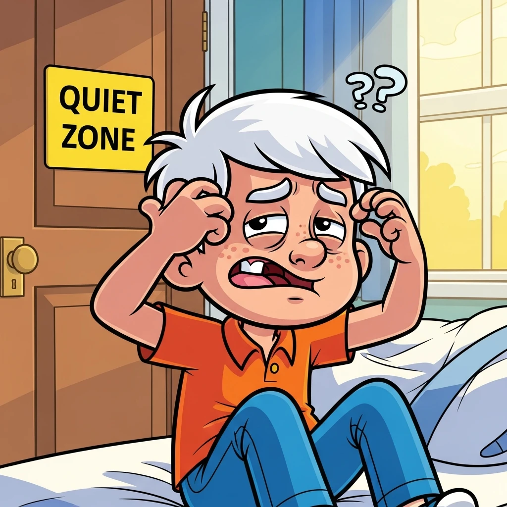 The Great Loud Reset - Bedtime story cover illustration