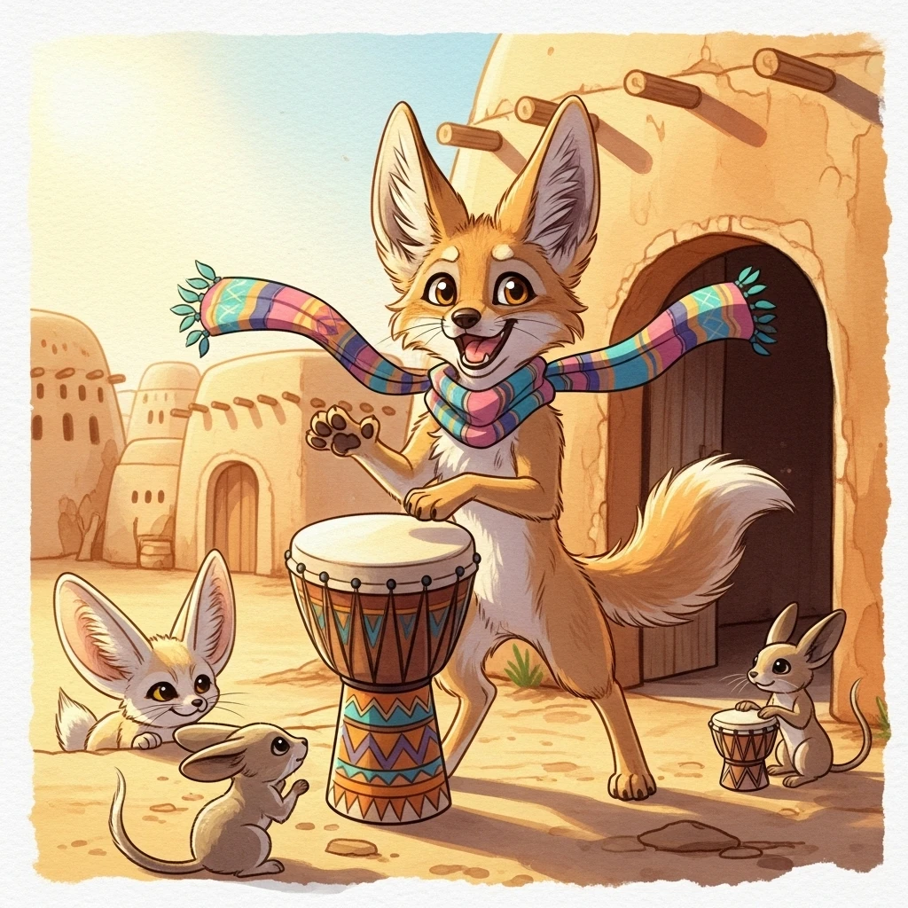 Jasmine and the Desert Moon Drums