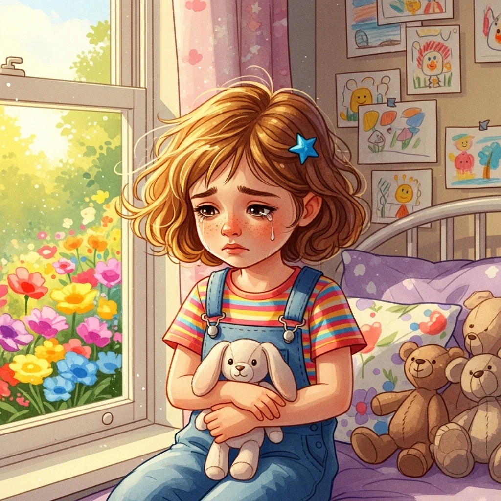 Jessica's Sydney Treasure - Bedtime story cover illustration