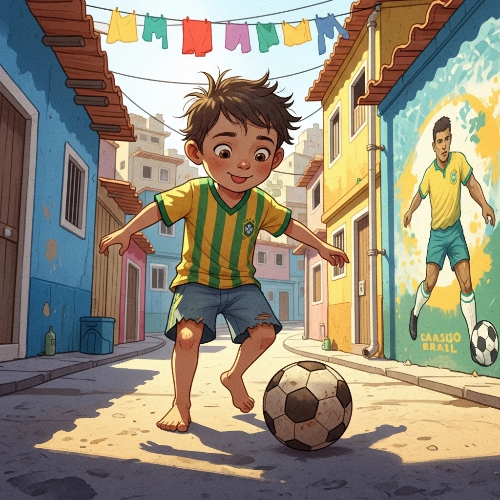 Carlos and the Favela's Footwork