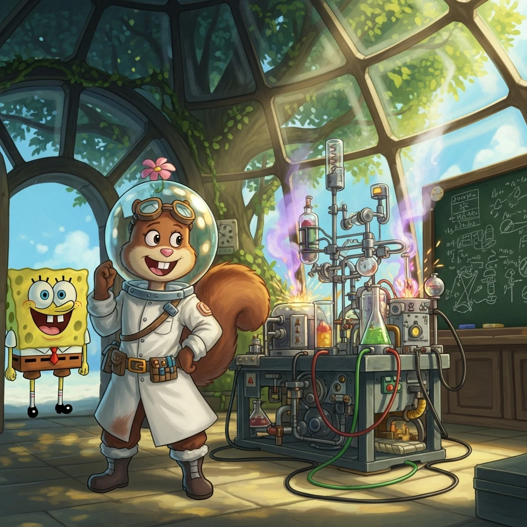 Sandy's Super-Silly Science Surprise!