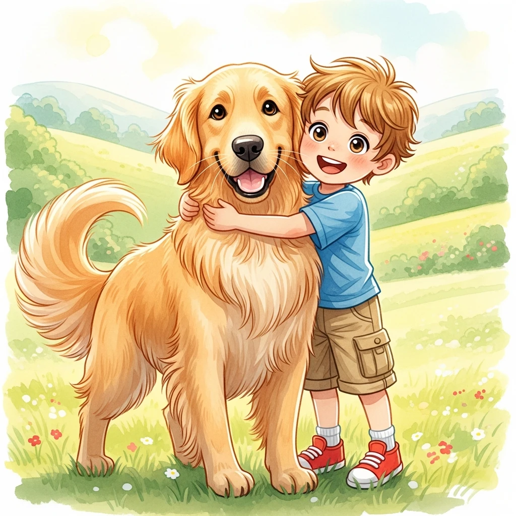 The Great Green Quest - Bedtime story cover illustration