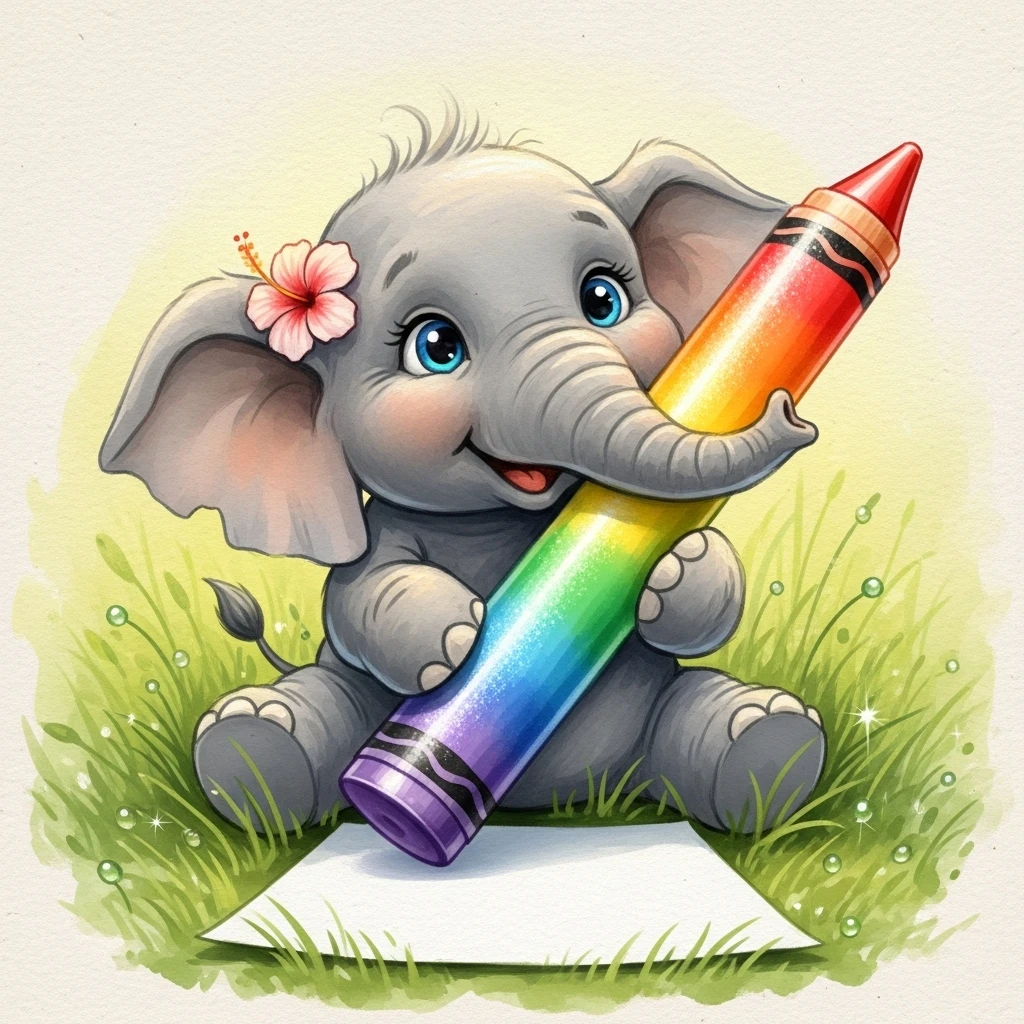 Esme and the Magical Rainbow Crayon