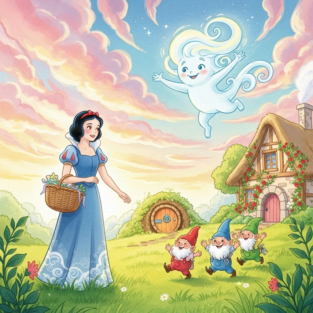 Snow White and the Rainbow Trampoline