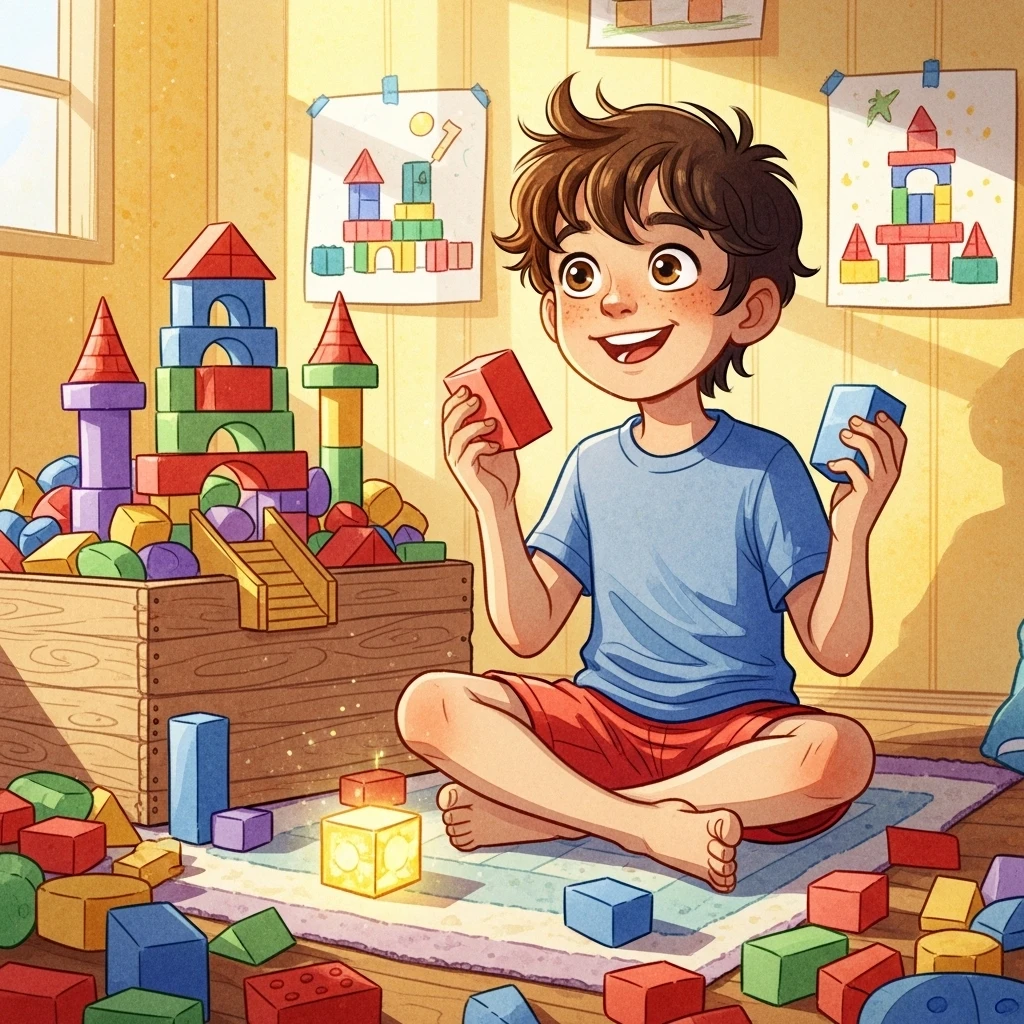 Omar and the Blocktopia Smile