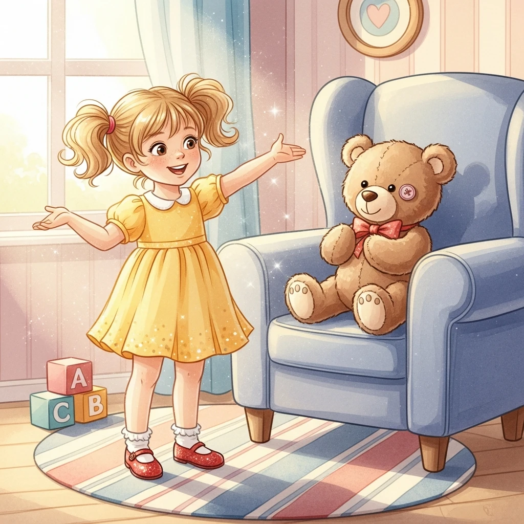 Rosie's Animal Show! - Bedtime story cover illustration