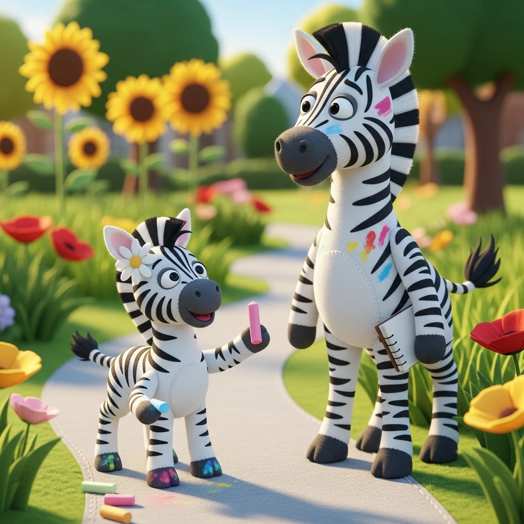 Zoe's Puddle Paintings