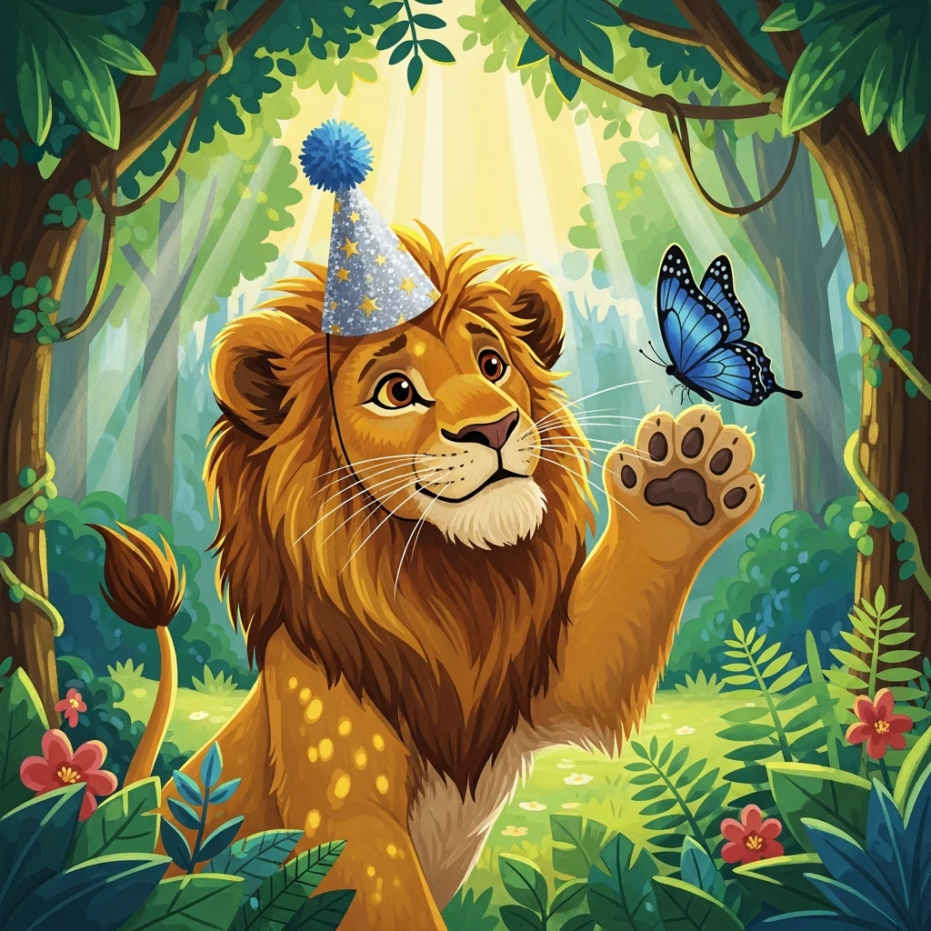 Leo's Sparkly Hat Adventure