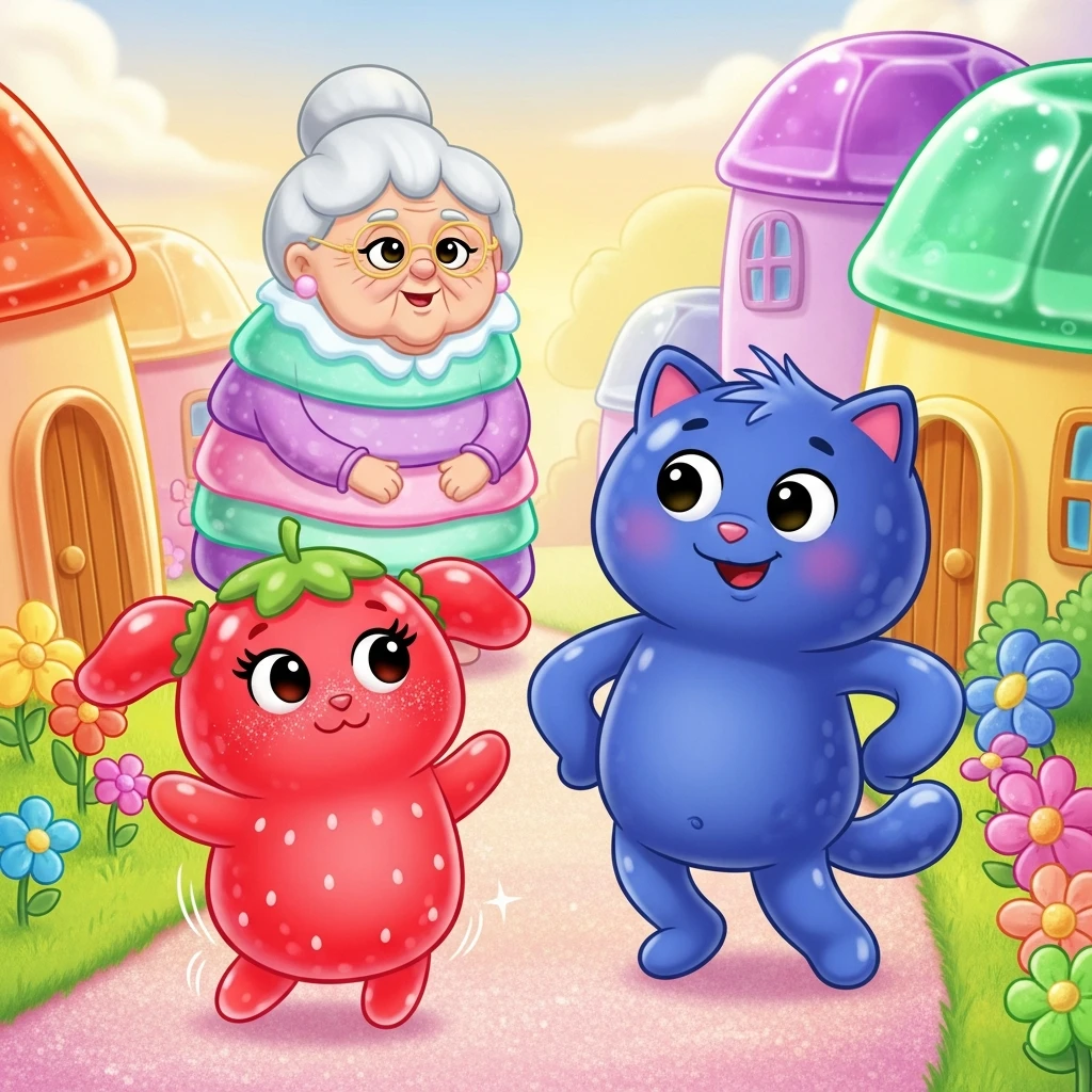 Wobble's Brave Journey - Bedtime story cover illustration