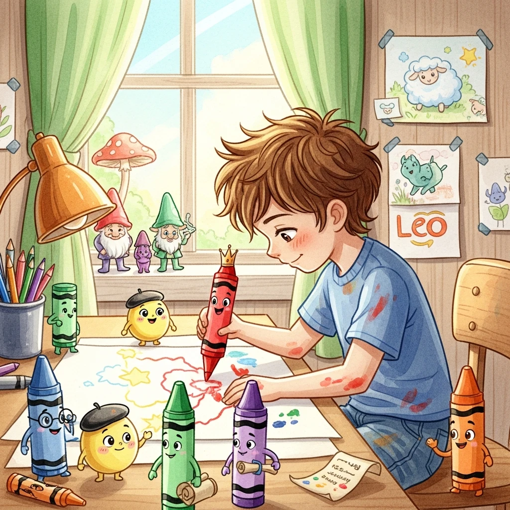 Leo's Living Crayons