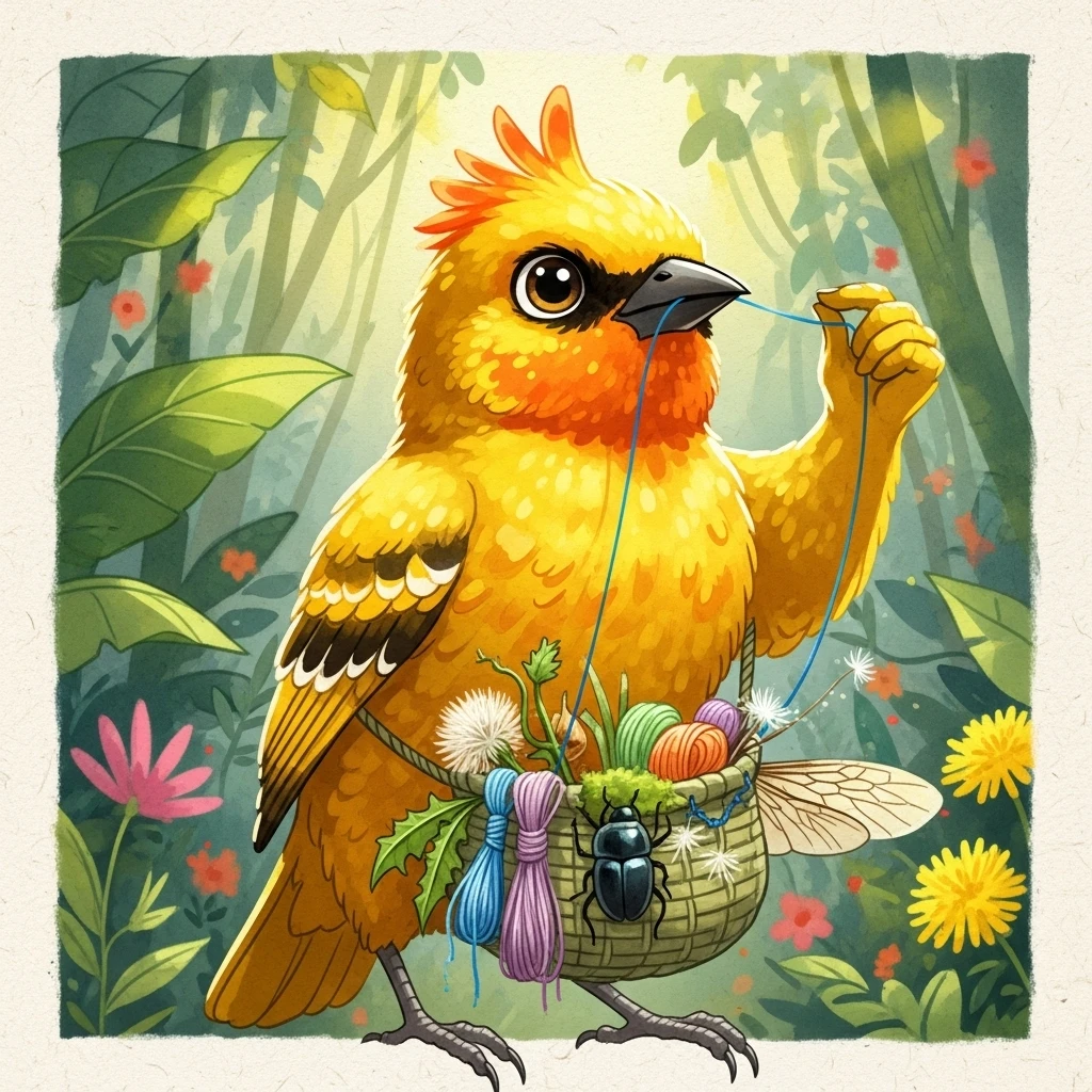 Uma, the Curious Weaver Bird