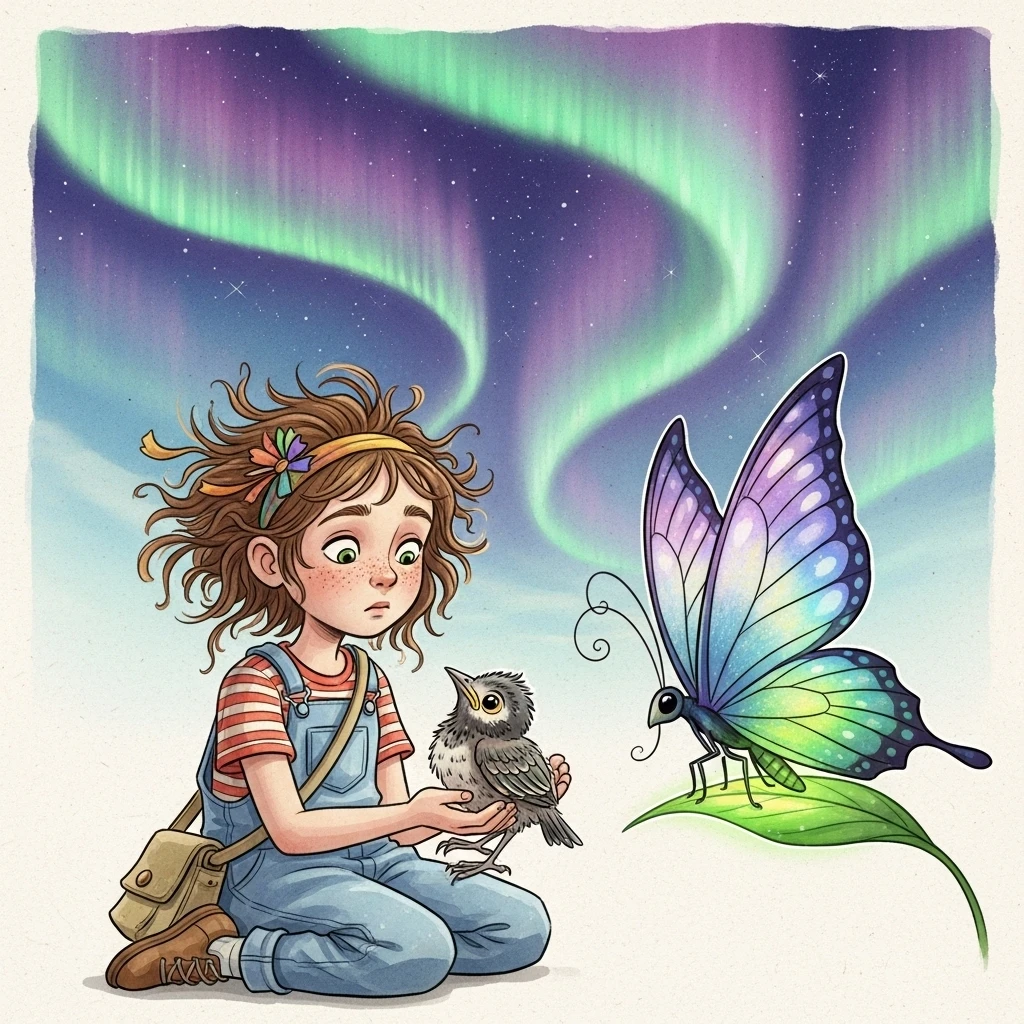 The Lost Starling and the Shimmering Sky