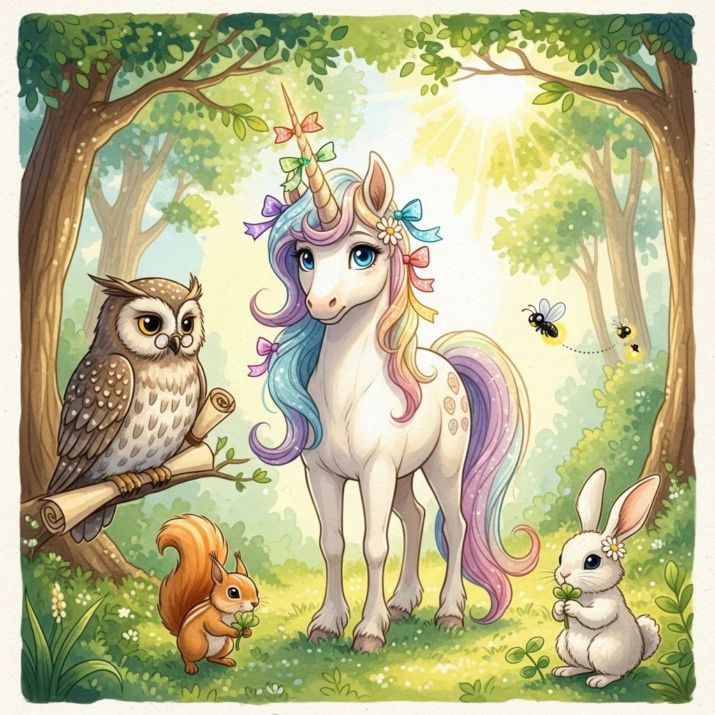 The Forgetful Unicorn's Ribbons