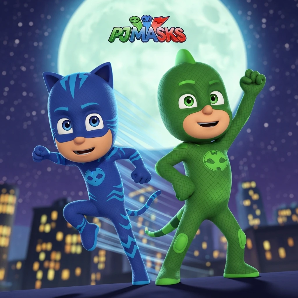 The Great Gooey Garden Rescue - Bedtime story cover illustration