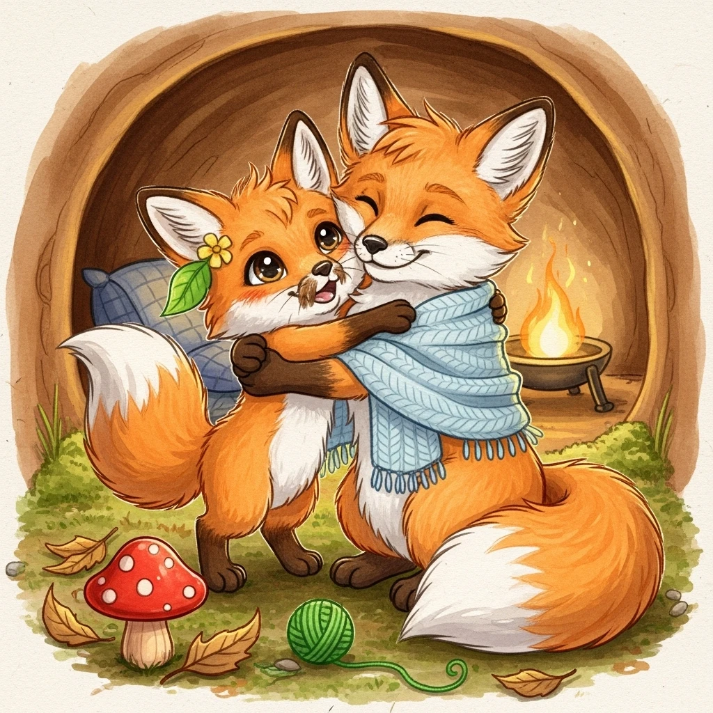 Flora and Gogo's Cozy Burrow