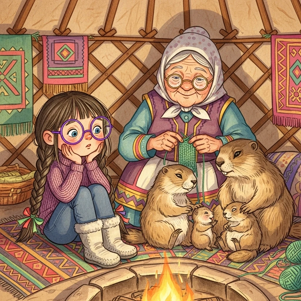 Anya and the Marmot Blankets