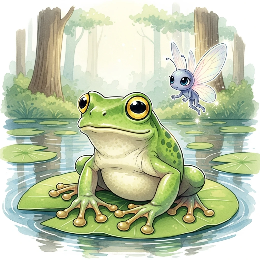 Froggy and the Magic Brush