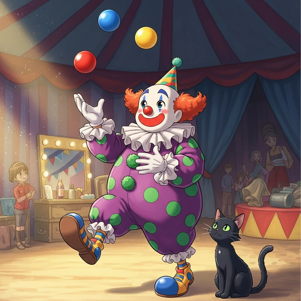 The Clown, The Cat, And The Missing Balls